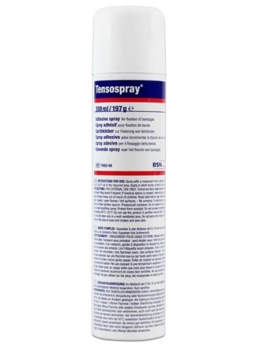 Spay adherente fijación de vendajes 300 ml (Tensospray)