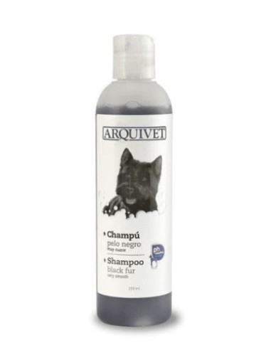 Champú pelo negro 250 ml para perros