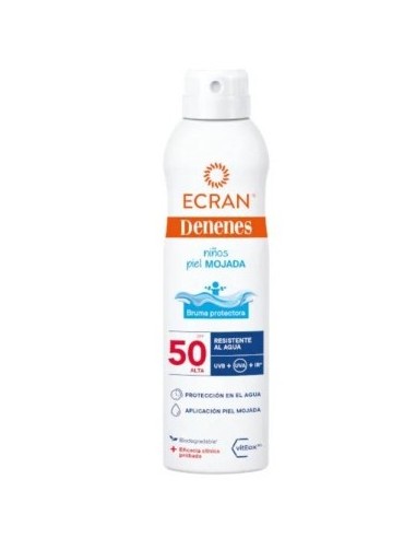 ECRAN DENENES PIEL MOJADA BRUMA PROTECTORA SPF50 250ML ( SPRAY )