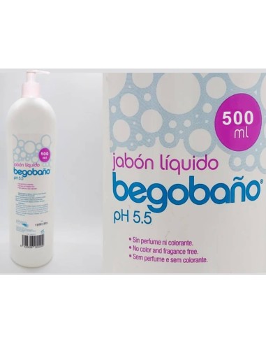 jabón liquido begobaño con dosificador 500 ml ( bjt-500)